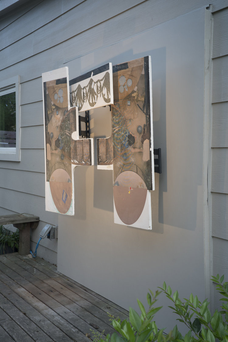 Documentation photograph from Moonmist exhibition, 2018