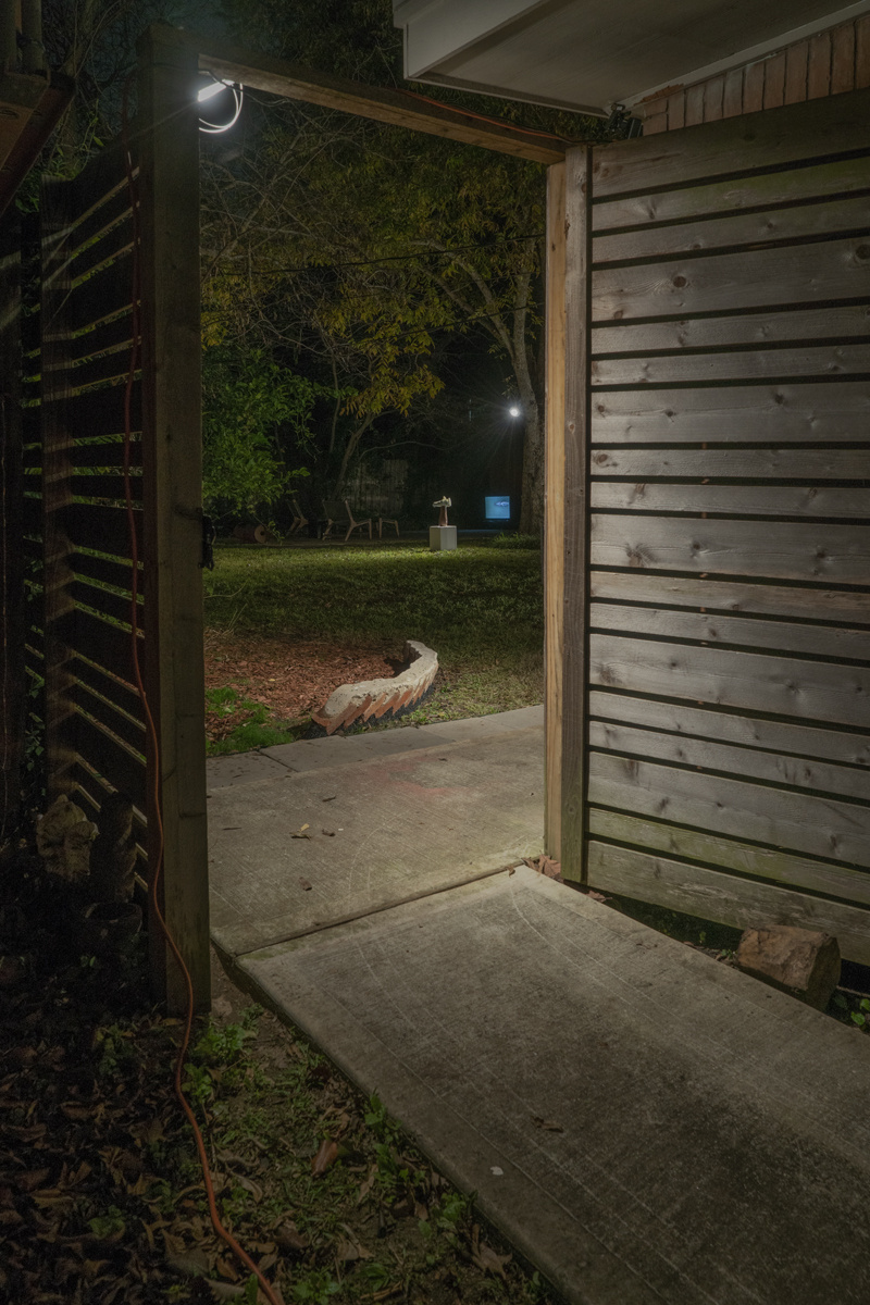 Documentation photograph from Our Going On, Moonmist, 2018