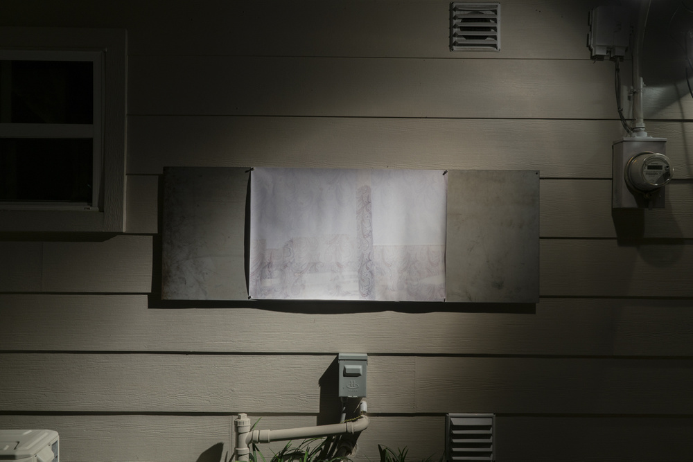 Documentation photograph from Our Going On, Moonmist, 2018