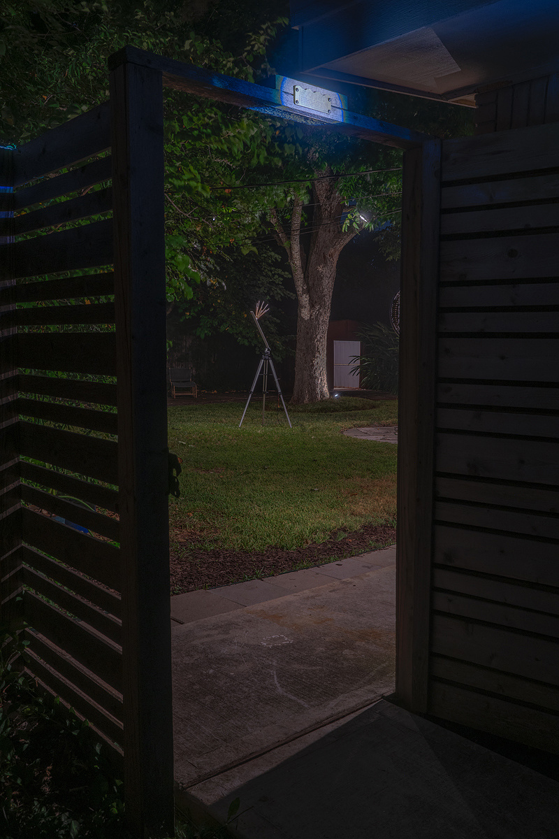 Documentation photograph from Touching Down Lightly, Moonmist, 2019