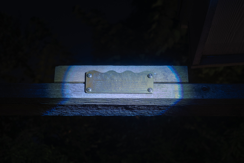 Documentation photograph from Touching Down Lightly, Moonmist, 2019